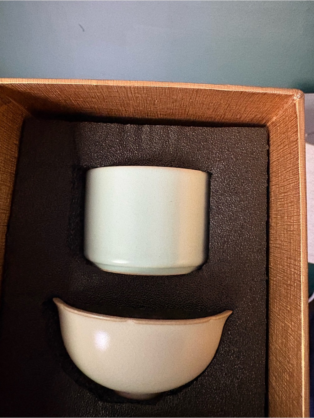 Assorted Porcelain Tea Cups Set - Multicolor - Picture 3 of 6